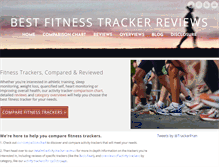 Tablet Screenshot of bestfitnesstrackerreviews.com